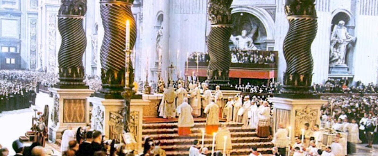 The Mass of Ages said by Pope Pius XII in St. Peter's Basilica