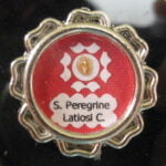 A relic of St. Peregrine